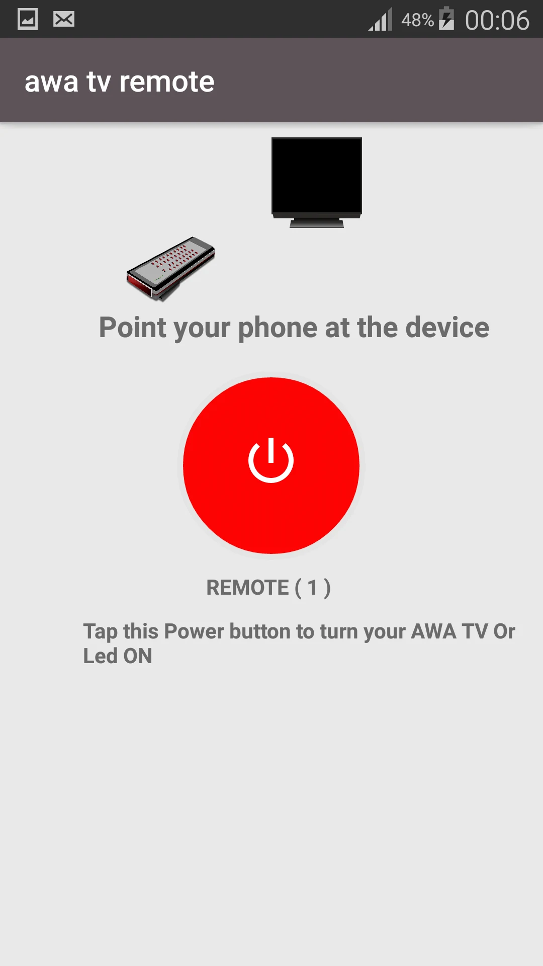 awa tv remote screenshot