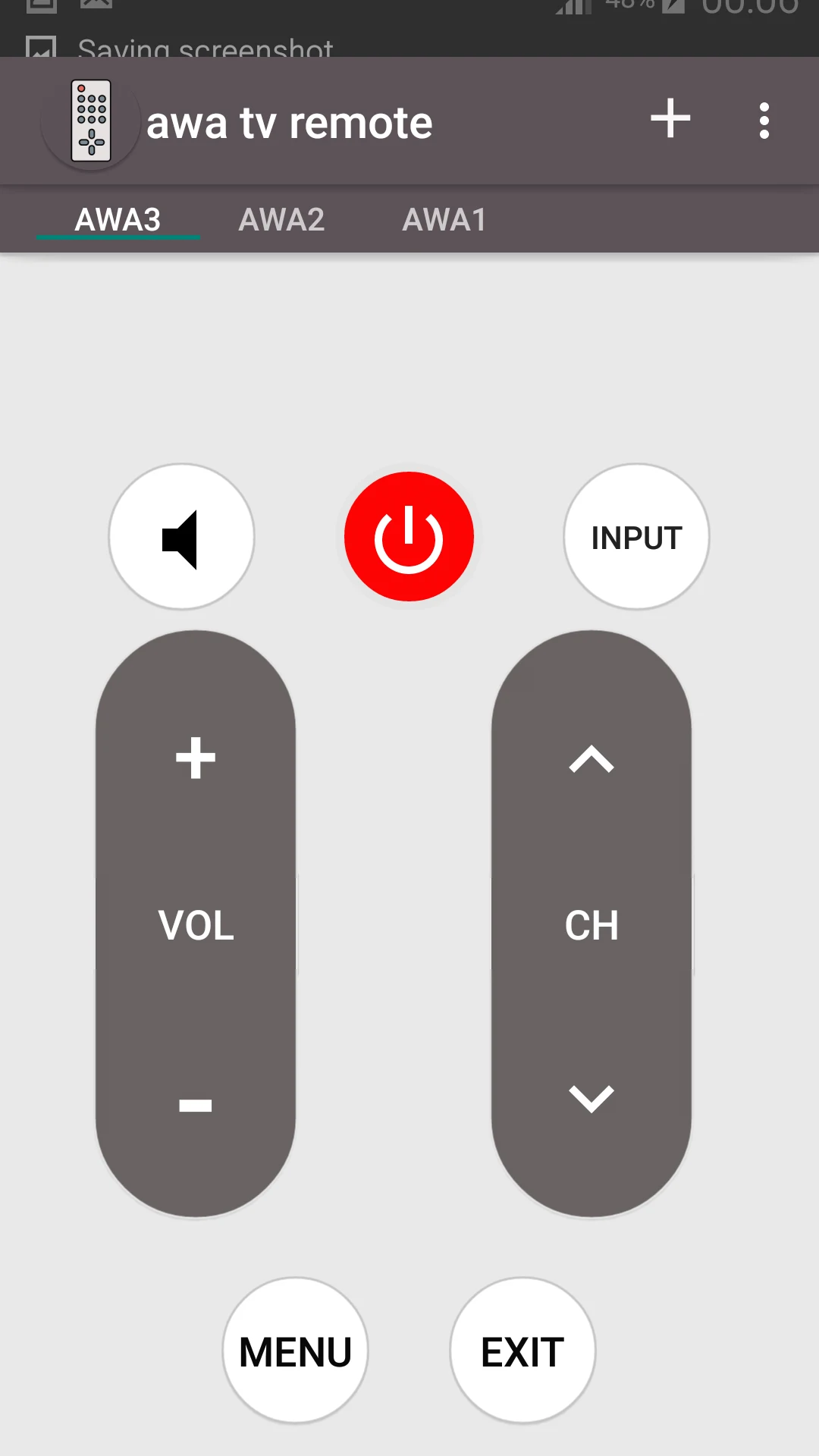 awa tv remote screenshot